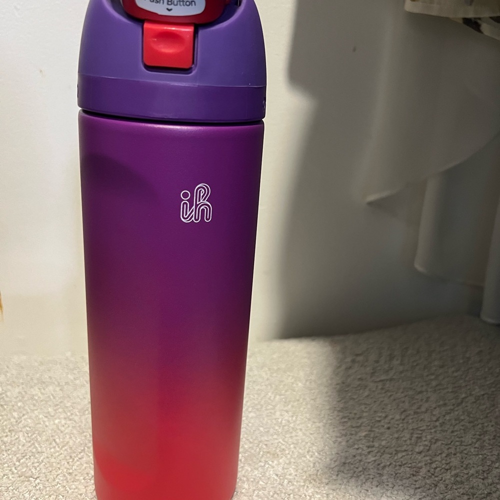 Owala Purple and Red Water Bottle